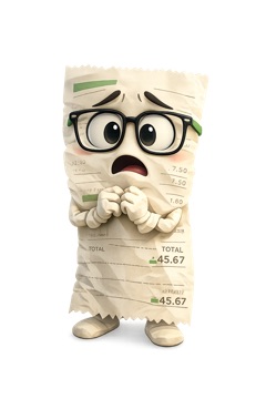 Reci — the Toozi receipt character